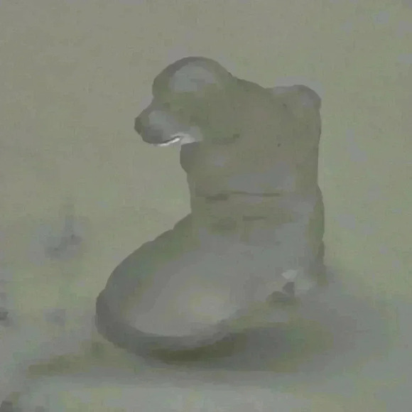 Swarovski Crystal Figurine-Dog in Boot-Ebeling & Reuss - Picture 1 of 13